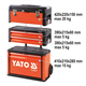 Modułowa szafka narzędziowa na kołach Yato YT-09101