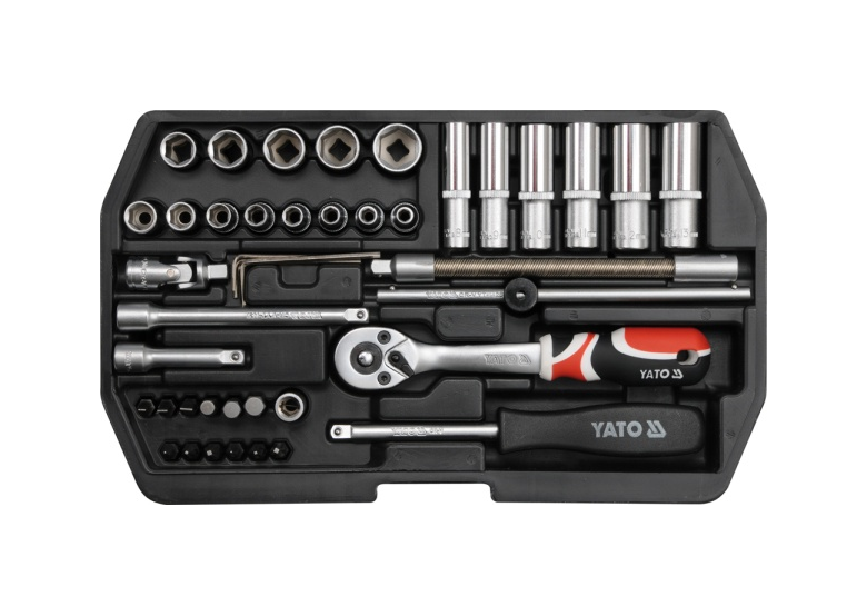 Zestaw narzędziowy 1/4", 42 częściowy, XS Yato YT-1448