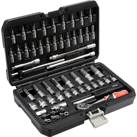 Zestaw narzędziowy 1/4" 56szt. Yato YT-14501