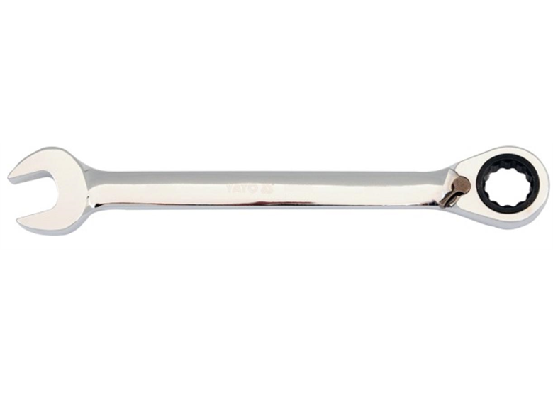 Klucz płasko-oczkowy z grzechotką 19 mm Yato YT-1662