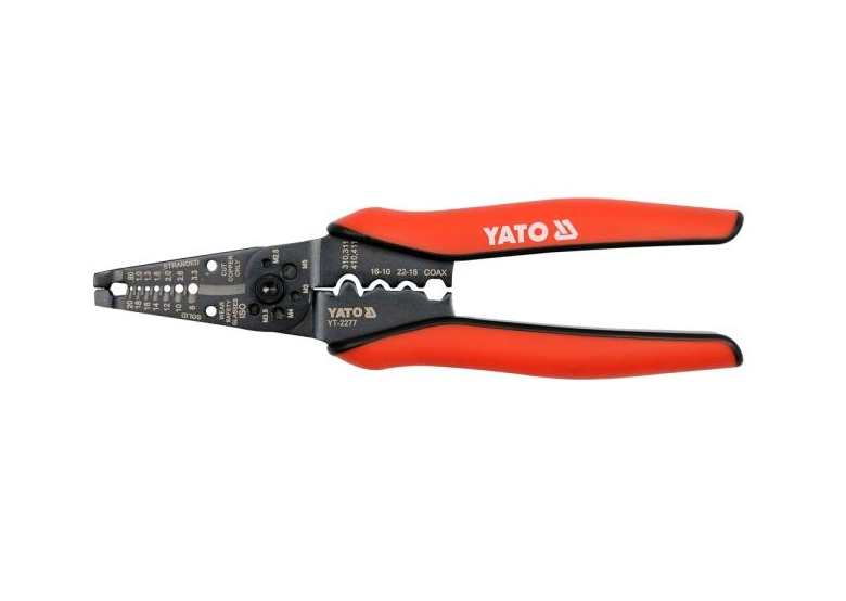 Szczypce do ściągania izolacji 210 mm 0,5 - 6 mm2 Yato YT-2277