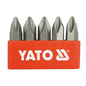 Zestaw bitów do wkrętaków udarowych ph2 5/16" 5 sztuk Yato YT-2810
