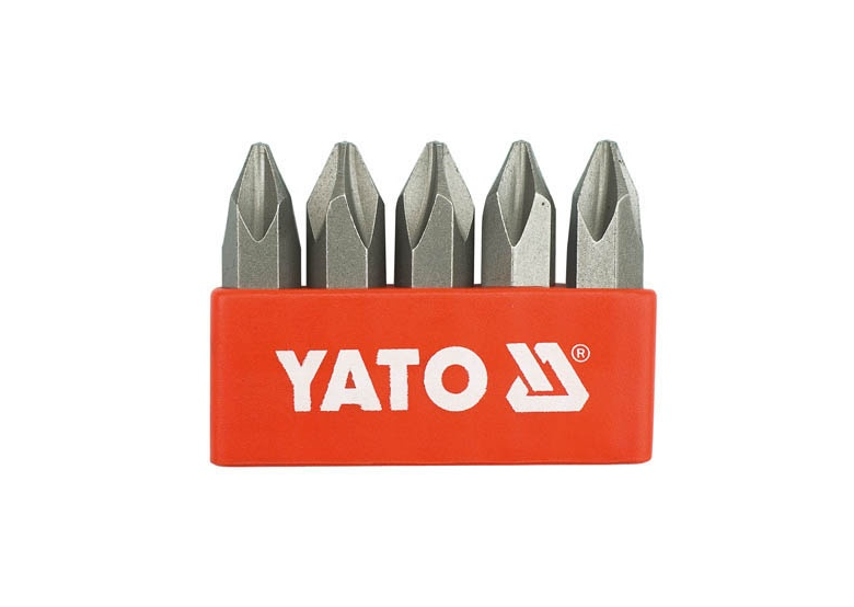 Zestaw bitów do wkrętaków udarowych ph2 5/16" 5 sztuk Yato YT-2810