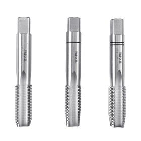 Gwintownik ręczny HSS m2, m12, 3 sztuki Yato YT-2939