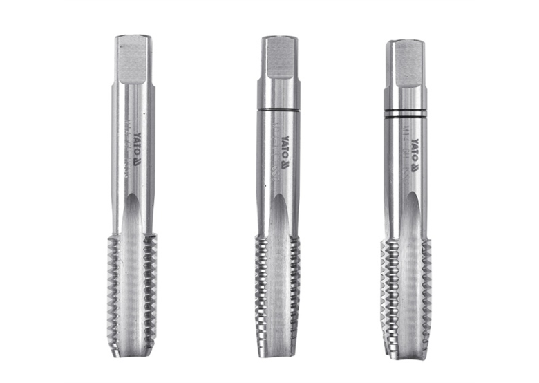 Gwintownik ręczny HSS m2, m20, 3 sztuki Yato YT-2943