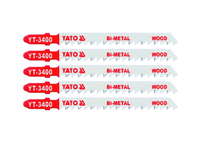 Brzeszczot do wyrzynarki bi-metal typ t 6tpi 5 sztuk Yato YT-3400
