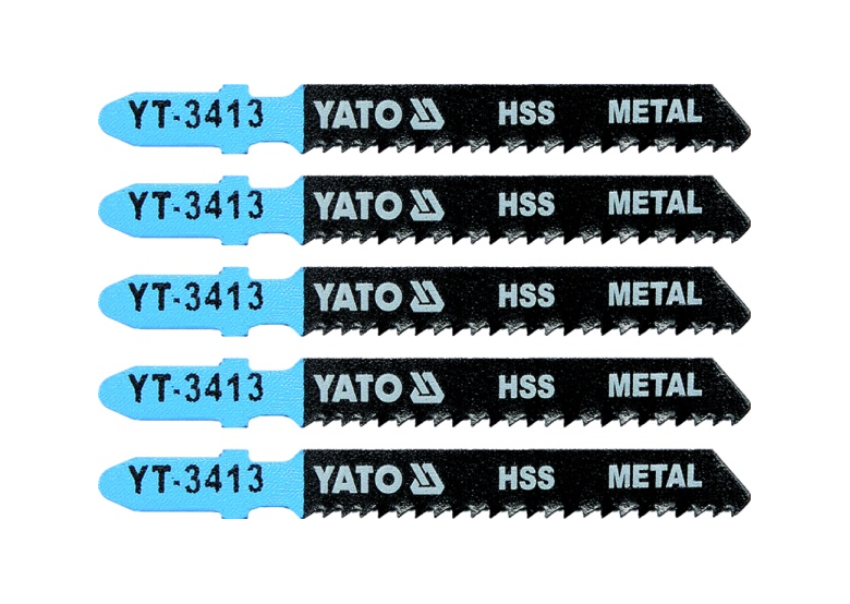 Brzeszczot do wyrzynarki metal typ t 12tpi 5 sztuk Yato YT-3413