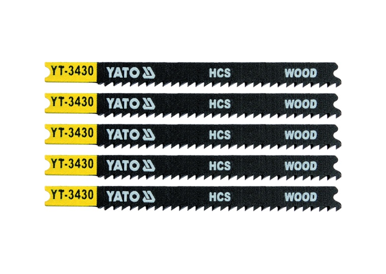 Brzeszczot do wyrzynarki drewno typ u 10tpi 5 sztuk Yato YT-3430