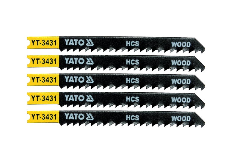Brzeszczot do wyrzynarki drewno typ u 8tpi 5 sztuk Yato YT-3431