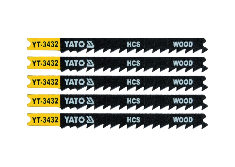 Brzeszczot do wyrzynarki drewno typ u 6tpi 5 sztuk Yato YT-3432