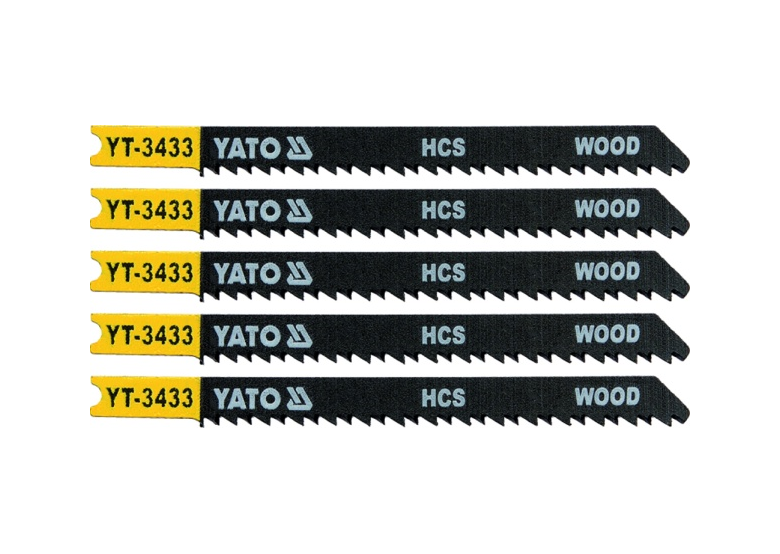 Brzeszczot do wyrzynarki drewno typ u 10tpi 5 sztuk Yato YT-3433