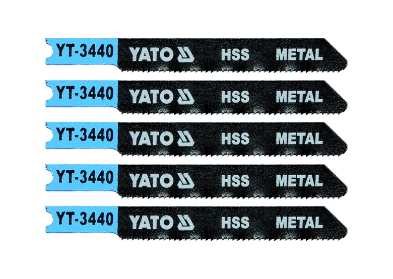 Brzeszczot do wyrzynarki metal typ u 21tpi 5 sztuk Yato YT-3440