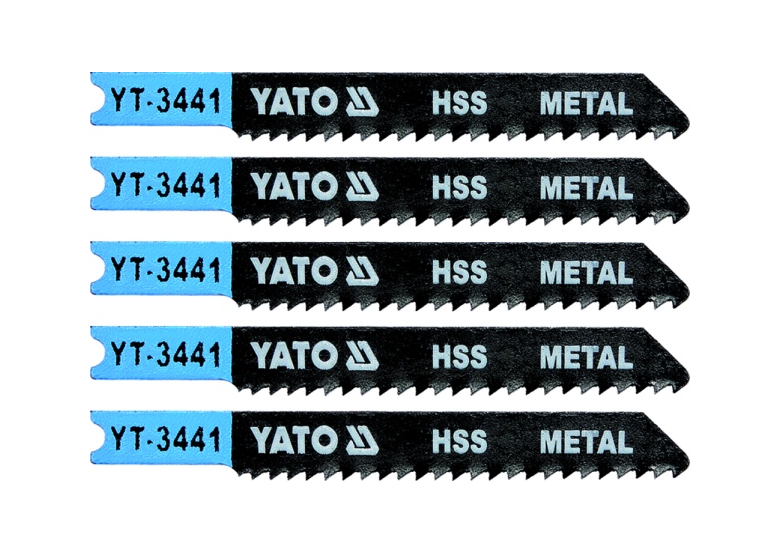 Brzeszczot do wyrzynarki metal typ u 12tpi 5 sztuk Yato YT-3441