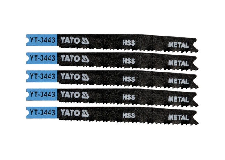 Brzeszczot do wyrzynarki metal typ u 21-16tpi 5 sztuk Yato YT-3443