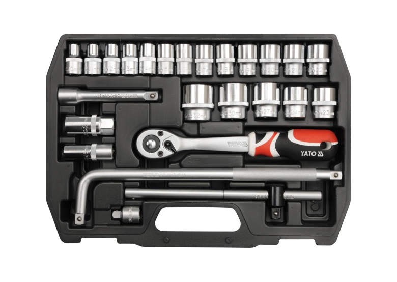 Zestaw narzędziowy 1/2'' 25 części L Yato YT-3874