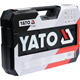 Klucze nasadowe 1/2", 3/8", 1/4", zestaw 150 elementów Yato YT-38811