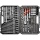 Klucze nasadowe 1/2", 3/8", 1/4", zestaw 128 elementów Yato YT-38872