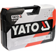 Klucze nasadowe 1/2", 3/8", 1/4", zestaw 128 elementów Yato YT-38872