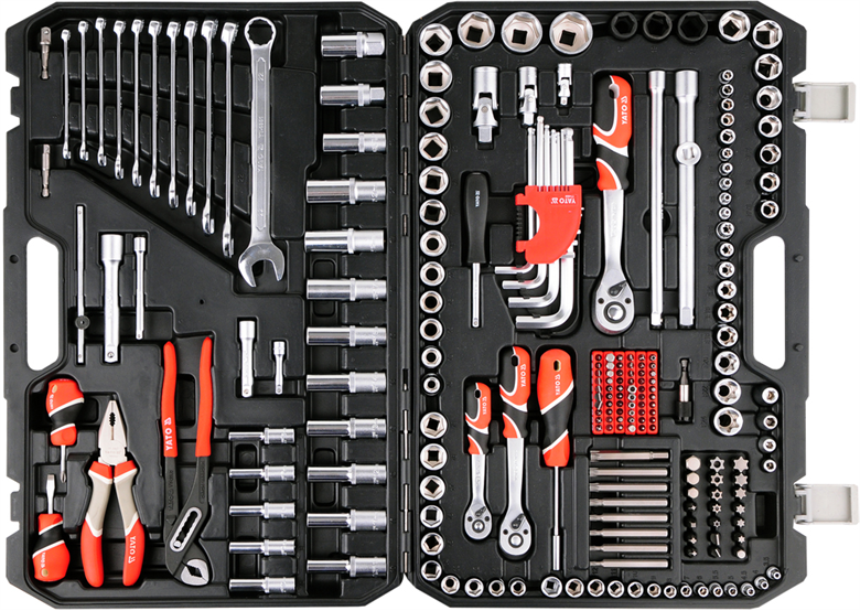 Zestaw narzędziowy 1/2", 225szt. Yato YT-38941