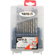 Wiertła do metalu CO-HSS 19szt. Yato YT-41604
