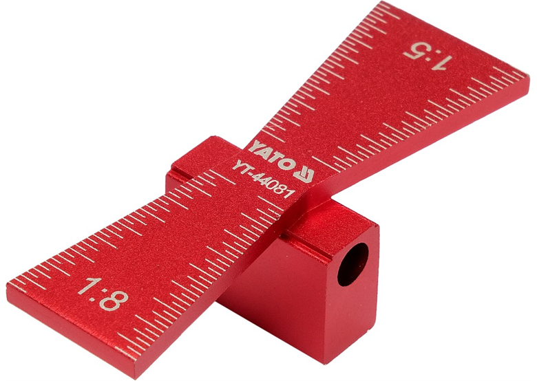 Szablon jaskółczy ogon pełny Yato YT-44081