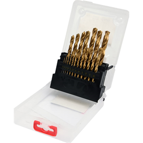 Zestaw wierteł do metalu 1-10mm HSS-TiN 19szt. Yato YT-44675