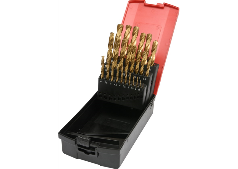Zestaw wierteł do metalu 1-13mm HSS-TiN 25szt. Yato YT-44676