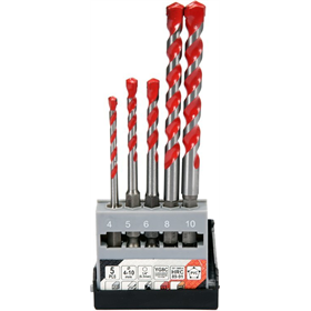 Zestaw wierteł uniwersalnych 4-10mm 5szt. Yato YT-44789