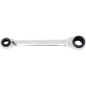 Klucz nasadowy dwustronny z grzechotką 10-13-17-19 mm Yato YT-4945