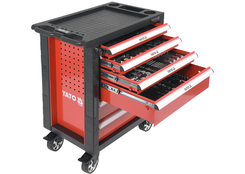 Wózek narzędziowy z wyposażeniem, 177 szt.  Yato YT-55300