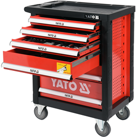 Wózek narzędziowy z wyposażeniem, 185 szt.  Yato YT-55307