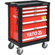 Wózek narzędziowy z wyposażeniem, 185 szt.  Yato YT-55307