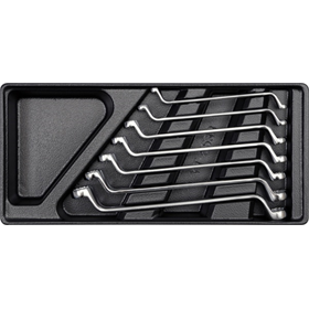 Wkładka do szuflady klucze oczkowe odgięte 7 części Yato YT-5533