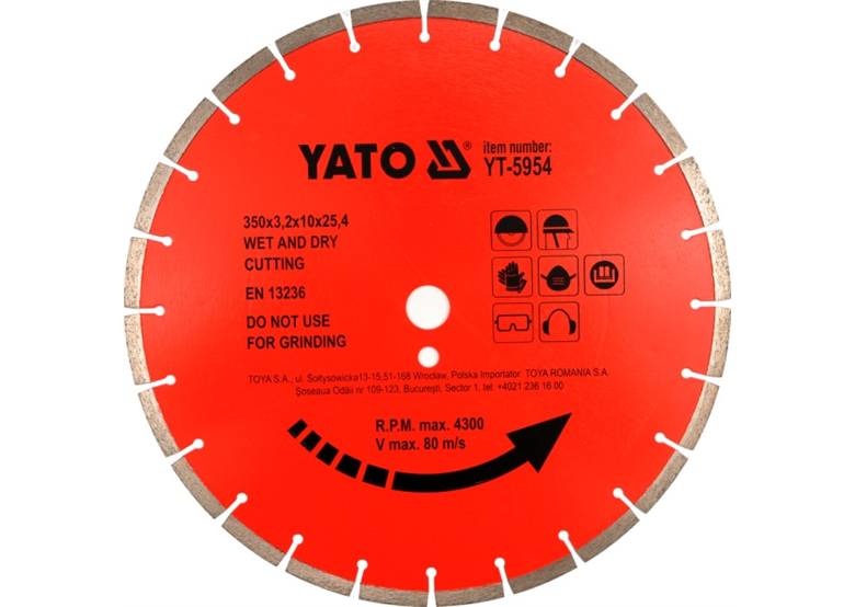Tarcza diamentowa Yato YT-5956