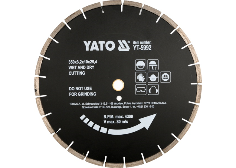 Tarcza diamentowa Yato YT-5994
