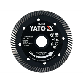 Tarcza diamentowa Turbo 125x22.2mm Yato YT-59982
