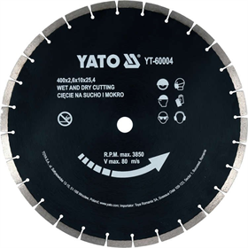 Tarcza diamentowa do betonu 400x25,4mm Yato YT-60004