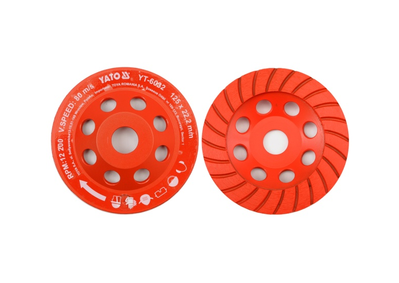 Tarcza szlifierska diamentowa 125 x 22,2 mm Yato YT-6032