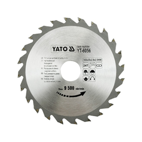 Piła tarczowa z węglikiem 160 x 24 x 30 mm Yato YT-6056