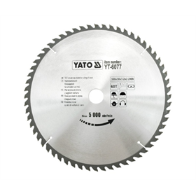 Piła tarczowa z węglikiem 300x30mm Z60 Yato YT-6077