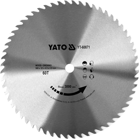 Tarcza do drewna 500mm Yato YT-60871