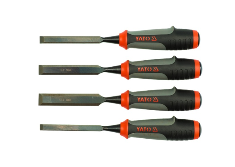 Dłuta do drewna 10-12-16-20 mm crv Yato YT-6281