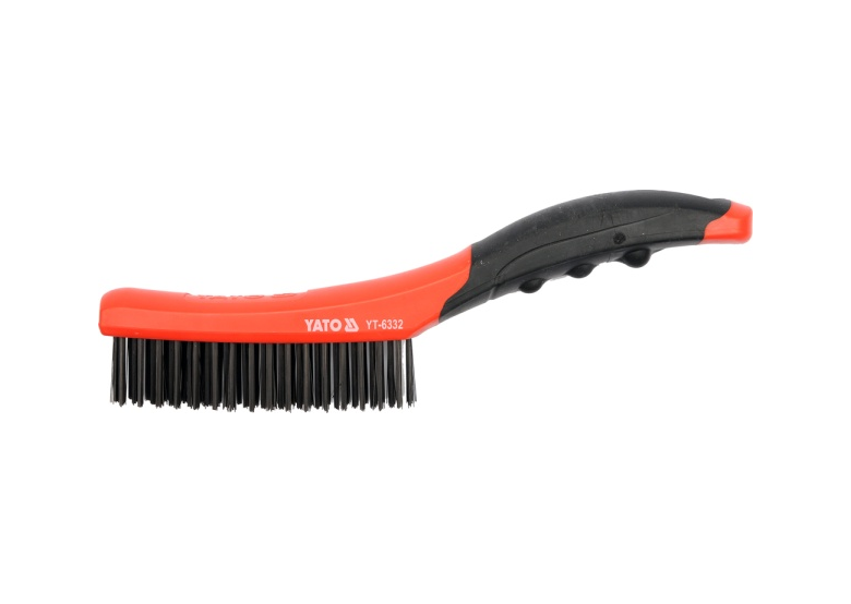 Szczotka druciana z plastikową rączką Yato YT-6332