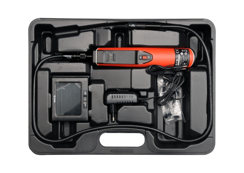 Wideoskop przemysłowy bezprzewodowy ekran 3,5" Yato YT-7292