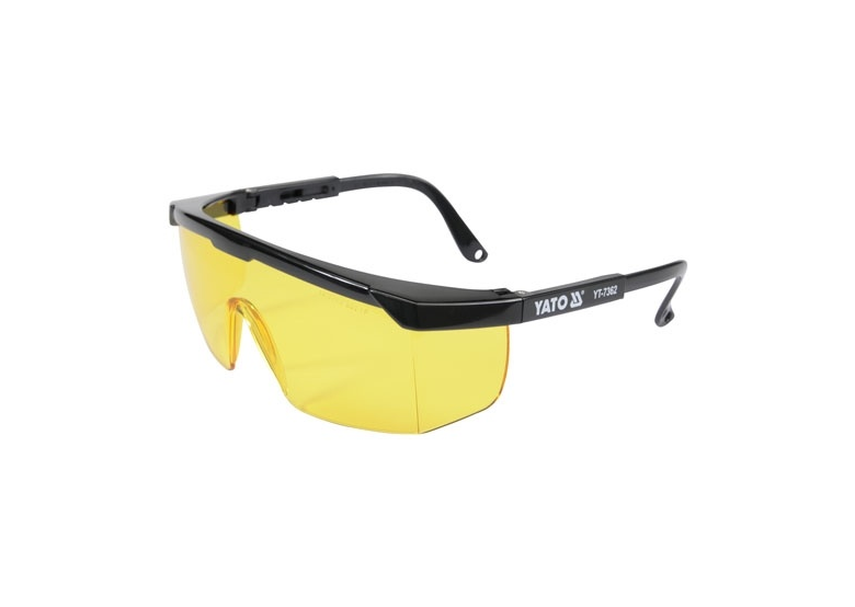 Okulary ochronne żółte typ 9844 Yato YT-7362