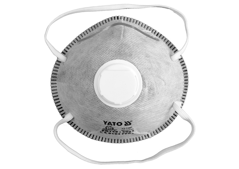 Maska przeciwpyłowa cdc4s z zaworkiem 3 sztuki Yato YT-7490