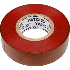Taśma elektroizolacyjna 19 mm x 20 m czerwona Yato YT-8166