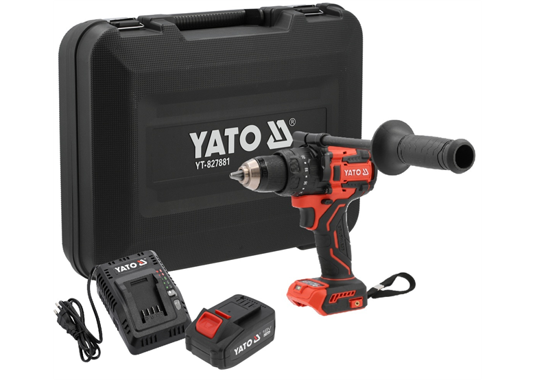 Wiertarko-wkrętarka udarowa Yato YT-827880 1x4.0Ah