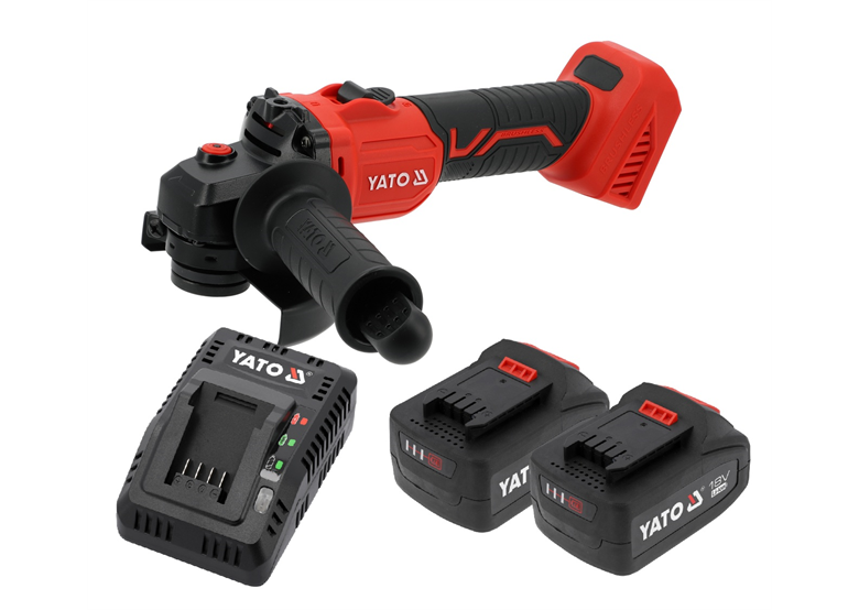 Szlifierka kątowa Yato YT-828252 2x4.0Ah