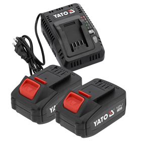 Ładowarka i 2 akumulatory 18V 4,0Ah Yato YT-828510